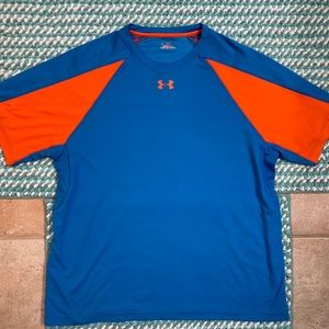 Under Armour Baseball Style Shirt Dri Fit